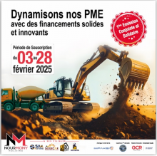 Dynamisons nos PME avec des financements solides et innovants ! Période de Souscription :  03 au  28 février 2025